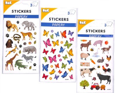 Stickers 3 vel - 5 varianten