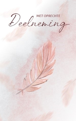 Met Oprechte Deelneming - map rouw