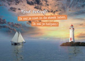 God belooft: Ik zal je niet in de steek laten - kaart