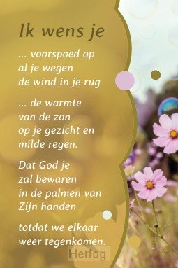 Ik wens je - minikaart